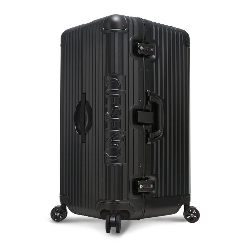 [Deseno] Monarch Magic 30-inch Aluminum Frame Version Fat Box - Matt Black - Luggage & Luggage Covers - Other Materials Black