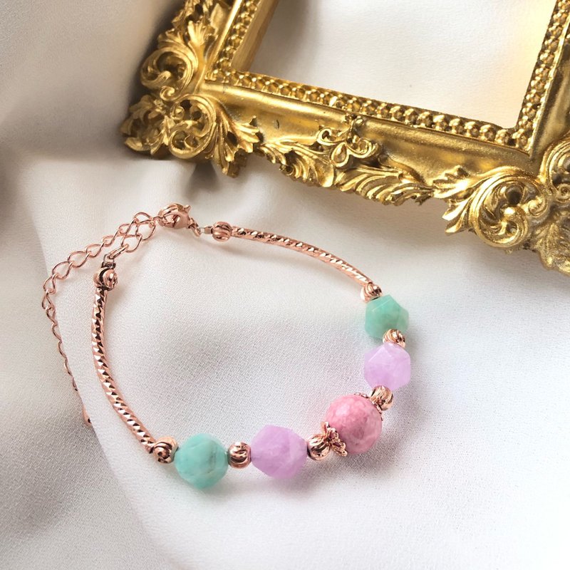 Natural Stone Crystal Bracelet - Bracelets - Crystal Red