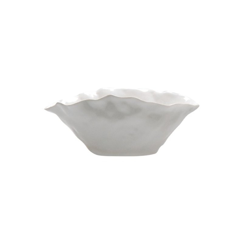 D&M│IRREGULAR oval flower device (middle) - Plants - Pottery White