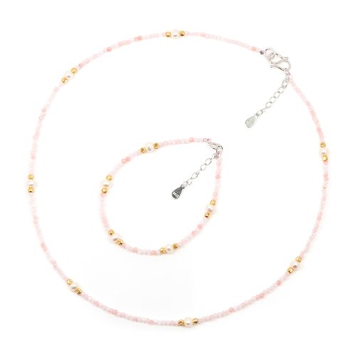 正佳珠寶 Gemsrich Jewelry 【正佳珠寶】天然淡水珍珠 極細粉澳寶 珍珠項鍊 珍珠手鍊