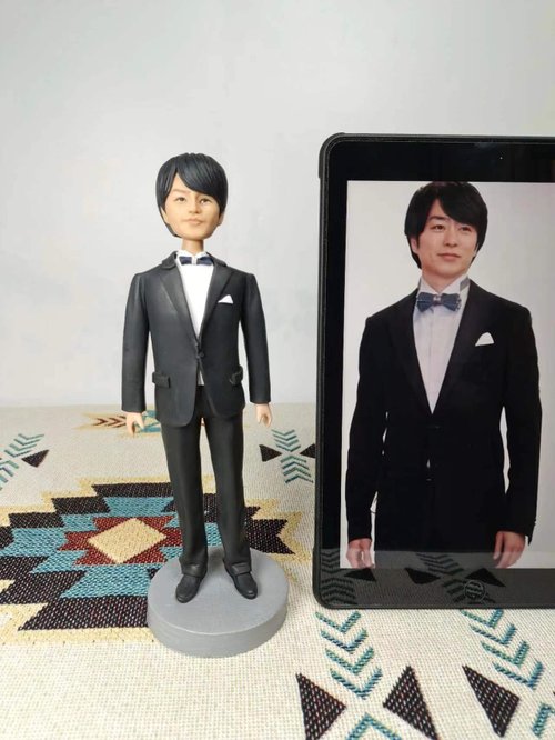 Custom 3D Portrait Statue Doll from Photo | Personalized