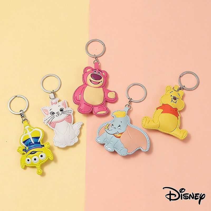 [Healing Item] Disney 3D Q Cute Leather Keychain Keychain Pendant - Keychains - Other Materials 