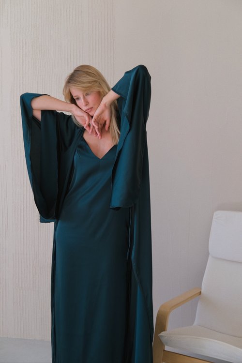 OKIYA STUDIO 女士禮物、豪華家居服禮盒和服長袍和長睡衣
