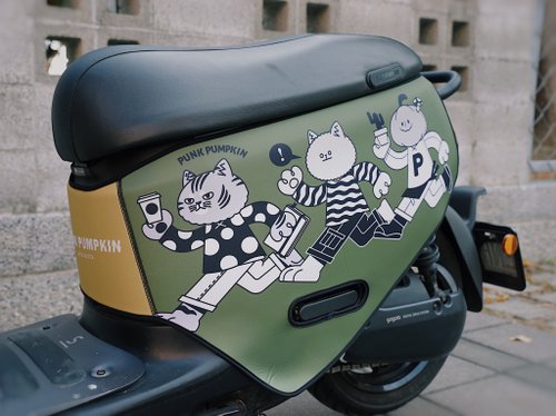傻瓜南瓜 電動車防刮車套 Cat runnn ( gogoro 2/3/viva/Ai1/UR1/eReady )