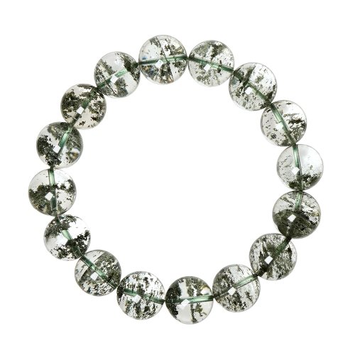 正佳珠寶 Gemsrich Jewelry 【正佳珠寶】綠幽靈 超頂級千層滿天星 12.8-13.3mm 綠幽靈手珠