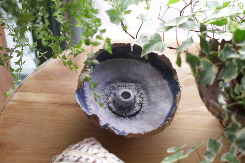 花非花擺飾 - 擺飾/家飾品 - 陶 紫色