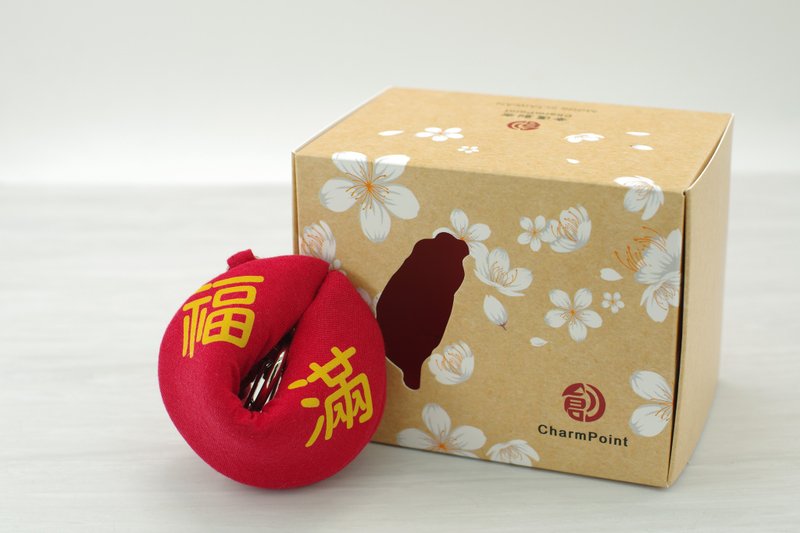 【錢母包:大福滿 金/銀】直徑6.5公分/放平安符/自帶/充滿正能量 - 零錢包/小錢包 - 棉．麻 