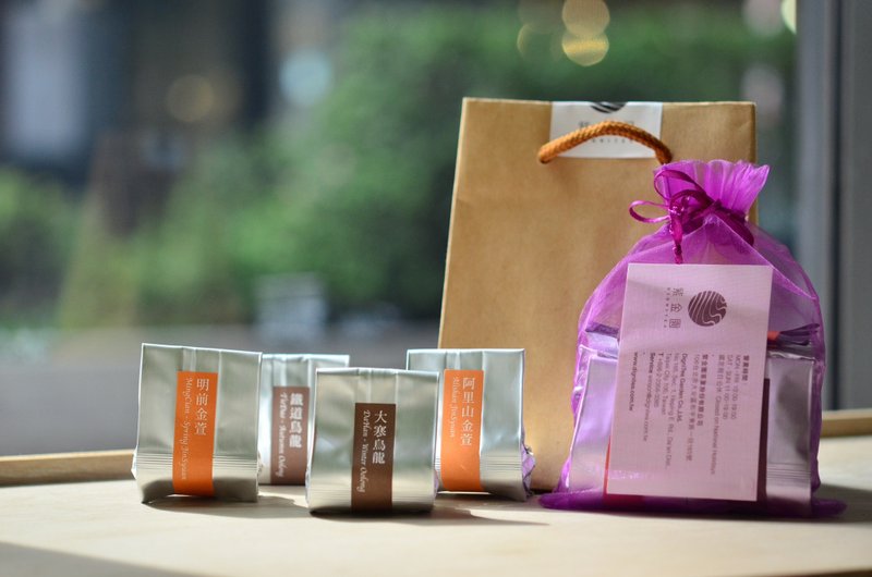 [Exclusive] Mini Lucky Bag Alishan Four Seasons Tea Gift - Tea - Other Materials Multicolor