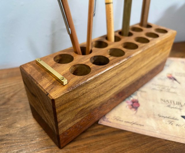 Pen Tray - Teak Wood