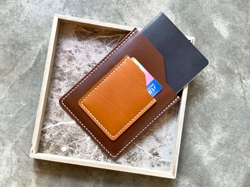 港產皮革｜Leatherism Handmade Products 咭位護照套 好好縫 皮革DIY材料包 證件套 PASSPORT 義大利植鞣