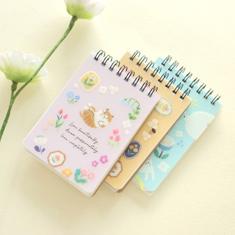 Good things come from flowers/100K flip-up loose-leaf notes (3 pictures) | lined inner pages - สมุดบันทึก/สมุดปฏิทิน - กระดาษ 