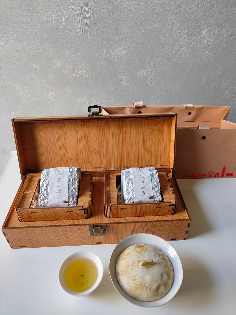 新品 高山凝香烏龍茶提盒組 - 茶葉/茶包/水果茶 - 紙 白色