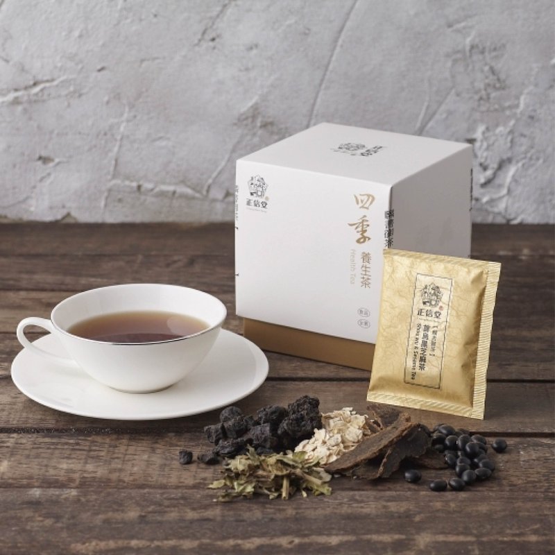 【麟書御茶系列】首烏黑芝麻茶 - 茶葉/茶包/水果茶 - 植物．花 咖啡色