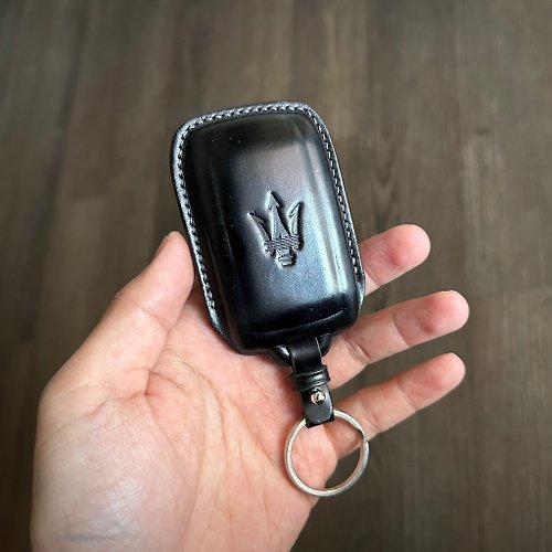 Shao Leather 手工皮件 Maserati 瑪莎拉蒂 皮革鑰匙套 Grecale Levante MC20 Ghibli