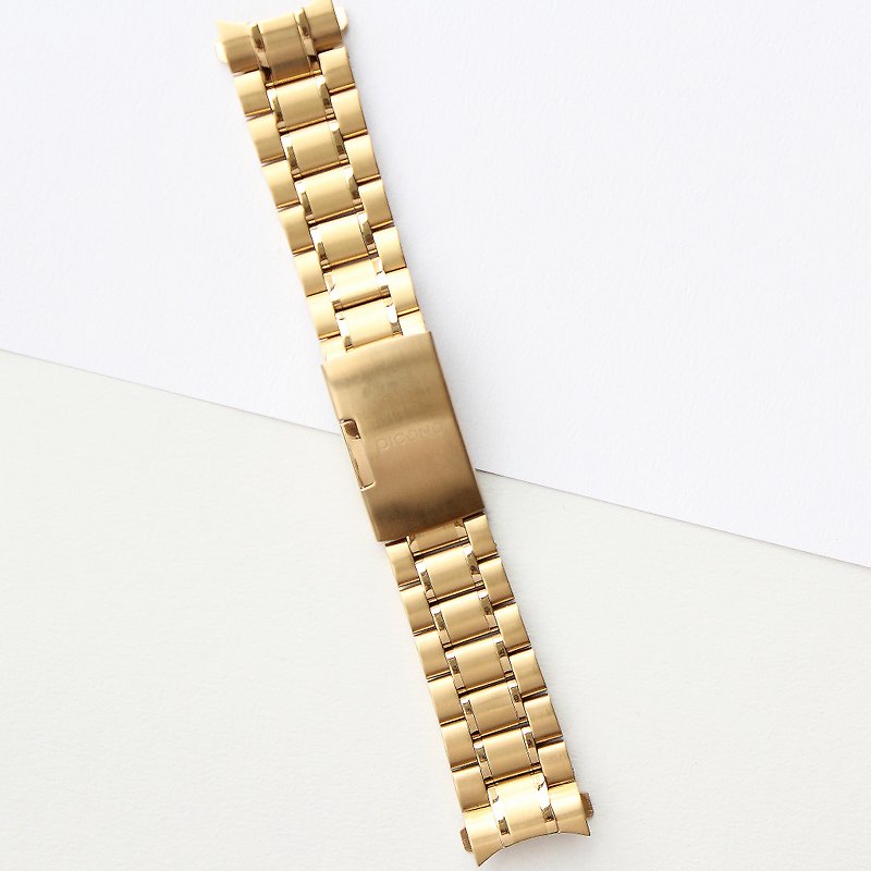 【PICONO】Stainless steel strap-Gold - นาฬิกาผู้หญิง - โลหะ 