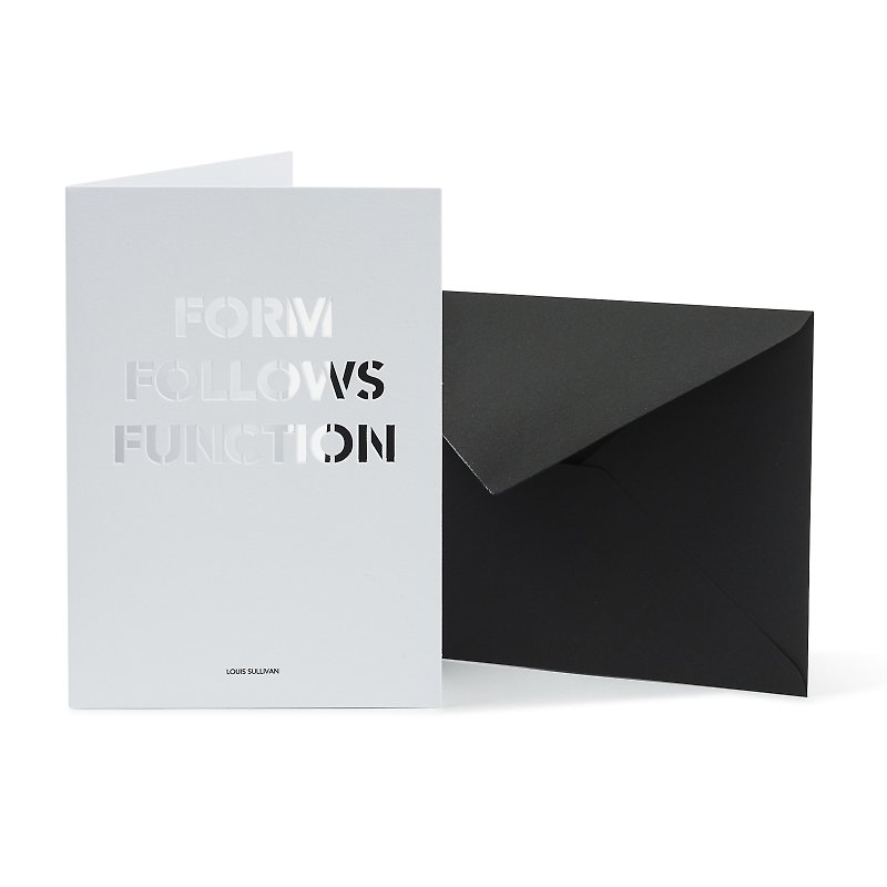 Cinqpoints FORMFOLLOWSFUNCTIONカードグリーティングカードバースデーポストカード
