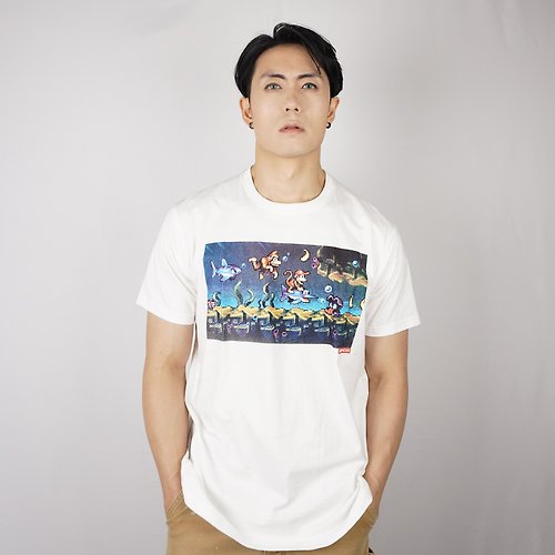 IXOHOXI Flagship Store T-Shirt with game screen graphic Cotton 100% (IA-124)
