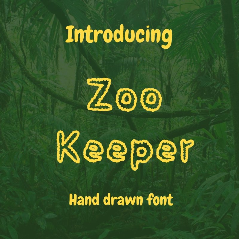 Display font, Bubble font, hand drawn font, Hand made font, Decorative font - 字體設計 - 其他材質 