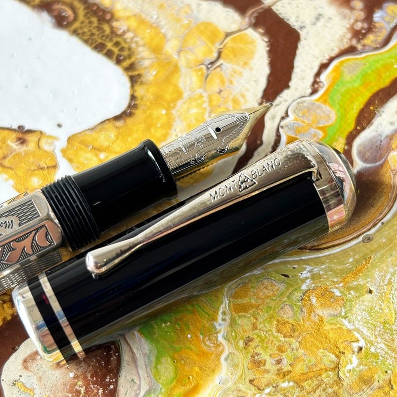 MONTBLANC Montblanc Writers Commemorative Limited Edition Fountain Pen│Marcel Proust No.13155 - ปากกาหมึกซึม - เรซิน สีดำ