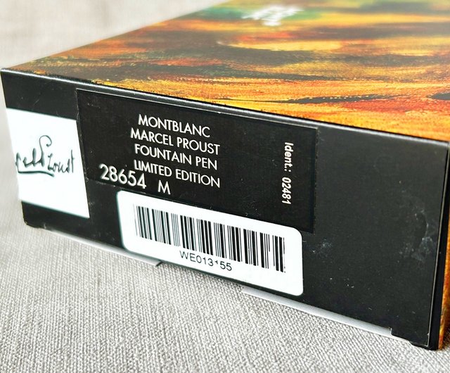 モンブラン作家シリーズ　マルセルプルーストの箱 楽天市場】モンブラン 1999年限定品 作家シリーズ マルセル