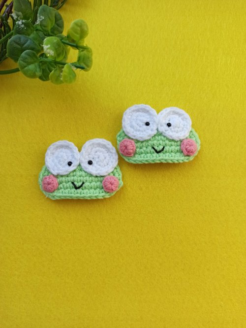 ꫛꫀꪝ【カエルさん】ベビーヘアクリップキッズヘアクリップヘアピン