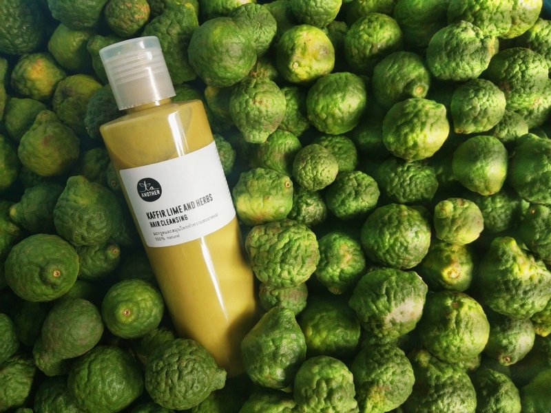Kaffir Lime and herbs hair cleansing - 洗髮精/餅/皂 - 其他材質 綠色