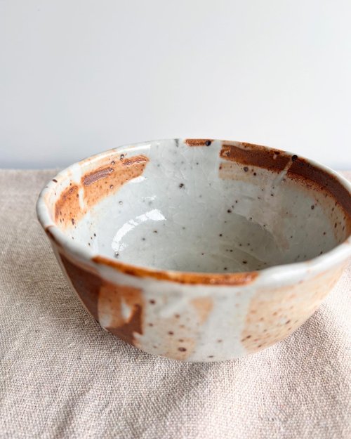 志野茶碗 陶器鉢 零五 |陶器 - ショップ ycobjectstudio 茶碗