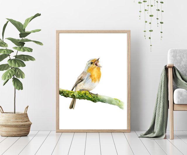 Robin Art | 2024 Robin Limited Edition Print | Robin Redbreast