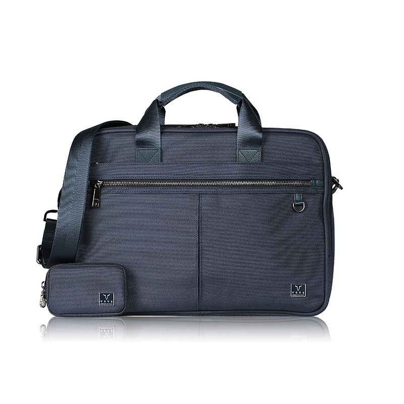 [Free Gift Bag] Guardian Briefcase-Blue/VA128S06BL - Briefcases & Doctor Bags - Nylon Blue