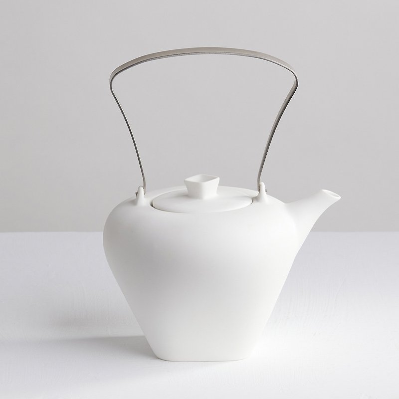 【3,co】Light Porcelain Fangyuan Kettle