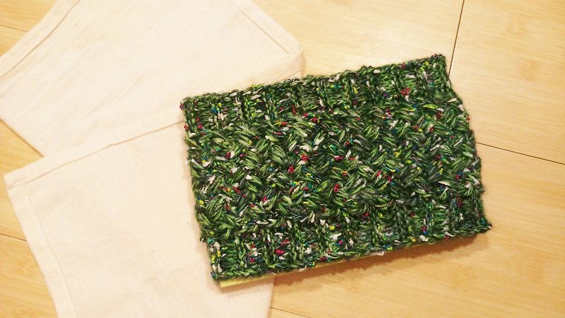 Lan Handmade Knitted Headband (Grass Green) - Headbands - Other Materials Green