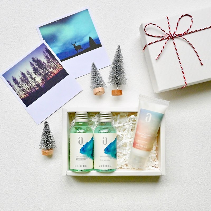 聖誕禮物 - 植物香氛保養禮物組 - 身體乳洗沐組 - 交換禮物 - 沐浴露/番梘 - 其他材質 