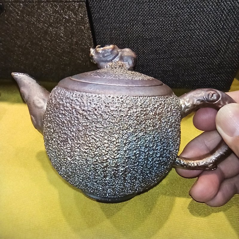 Wood fired ice smoke pot - Teapots & Teacups - Pottery 