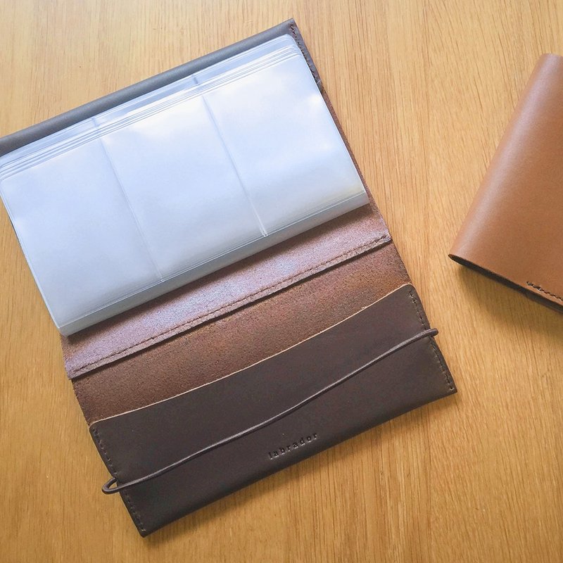 [Special offer] labrador 60 card holder defective product - Other - Genuine Leather Brown