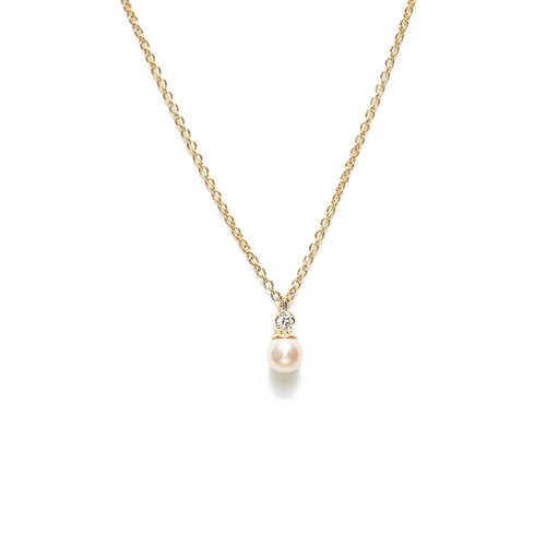 ARTISMI 輕奢珍珠項鍊 925銀厚鍍18K金 Joyeux Pearl Necklace
