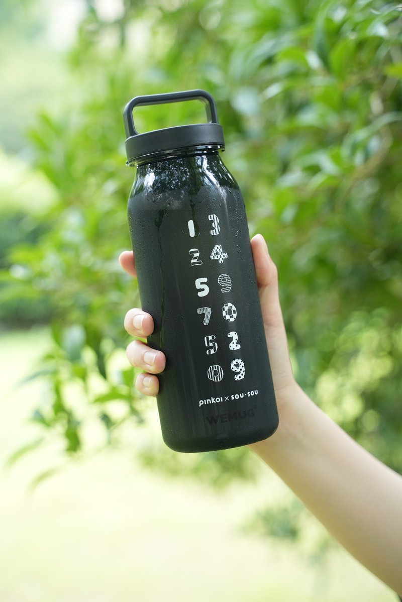 【Pinkoi x SOU・SOU】620ml 十數 提式隨行輕水瓶 可配濾芯 - 水壺/水瓶 - 塑膠 多色