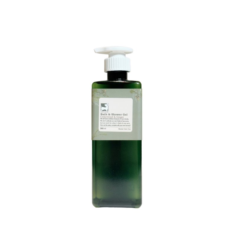 【GIN-GER】翠波雪松薑芬沐浴露 360ml(掀蓋頭) - 沐浴乳/沐浴用品 - 濃縮/萃取物 