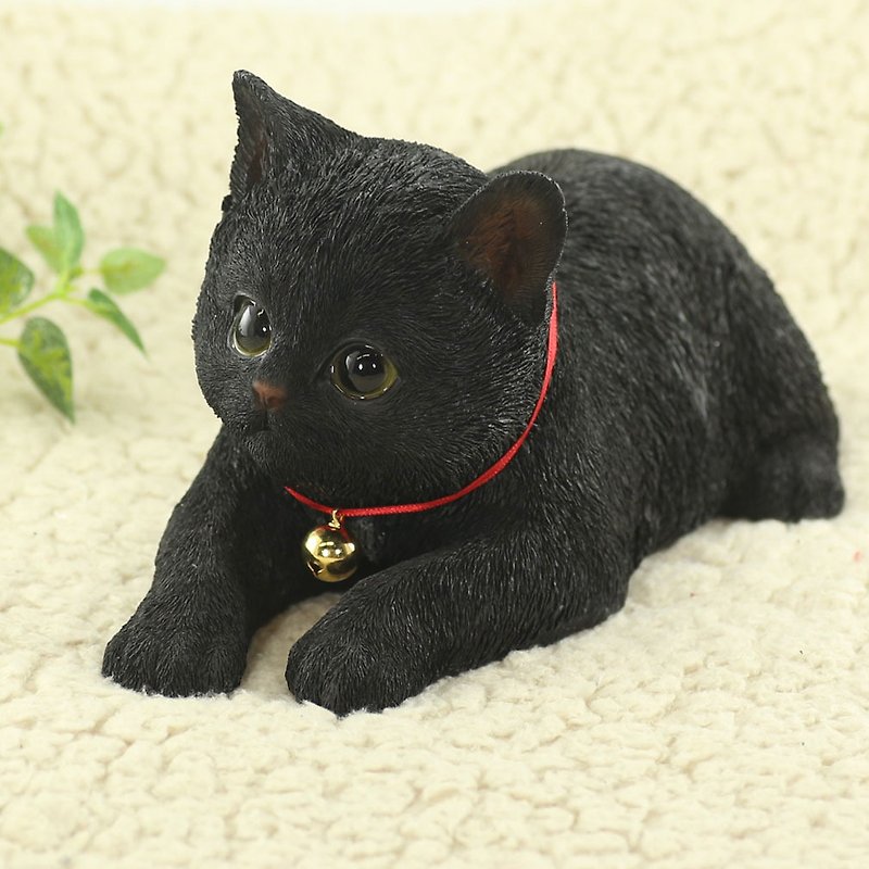 デバリエ ca116bk【正規品】猫の置物 クロネコ レジン製 ギフト かわいい 誕生日プレゼント