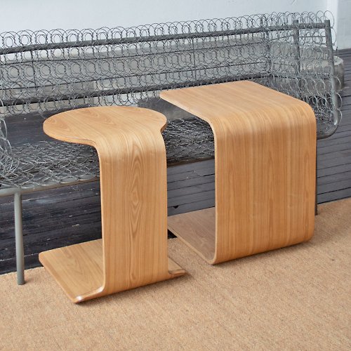 祁人 柳木紋理邊桌 沙發小茶幾 可移動式