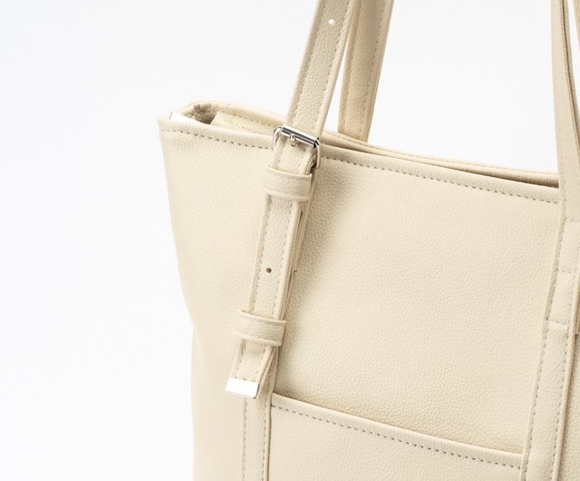 Ultra-light large-capacity tow bag-beige - Shop spring