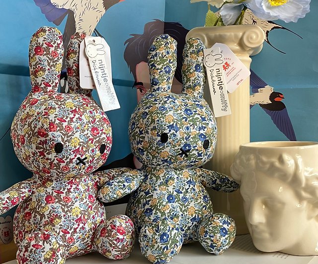 BON TON TOYS Miffy Rabbit Stuffed Doll 23CM-Floral Red - Shop