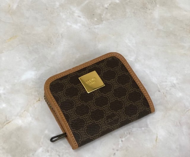 CELINE セリーヌ マカダム ロゴ コインケース ブラック vintage 日本