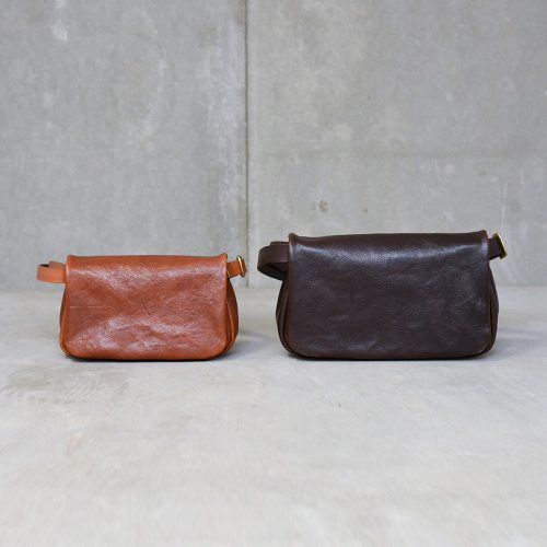 Japanese craftsman handmade leather Organ cross-body bag (G