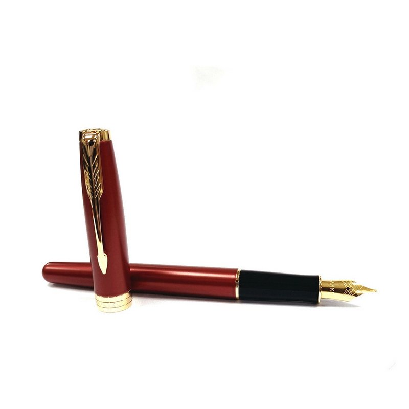 PARKER 新卓爾 紅桿金夾 鋼筆(一般尖) - 鋼筆 - 其他金屬 紅色