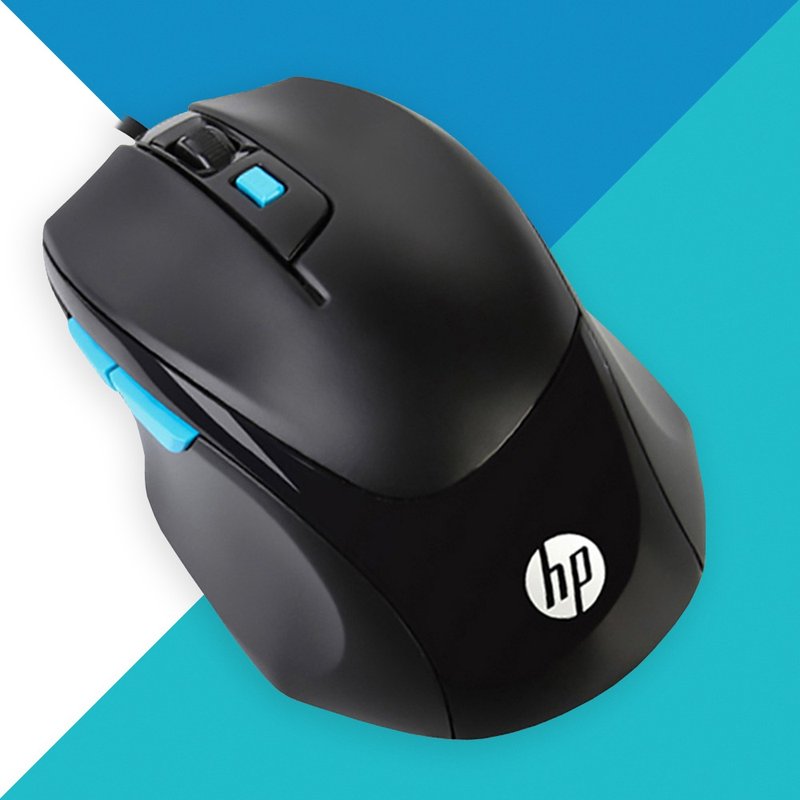 HP 有線滑鼠 m150 - 電腦配件 - 塑膠 黑色