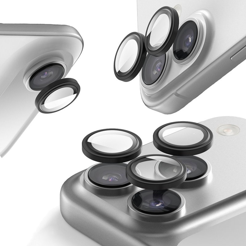 elago iPhone 17/Air/Pro/Max 分離式抗反射防指紋9H玻璃鏡頭保護 - 手機配件 - 玻璃 透明
