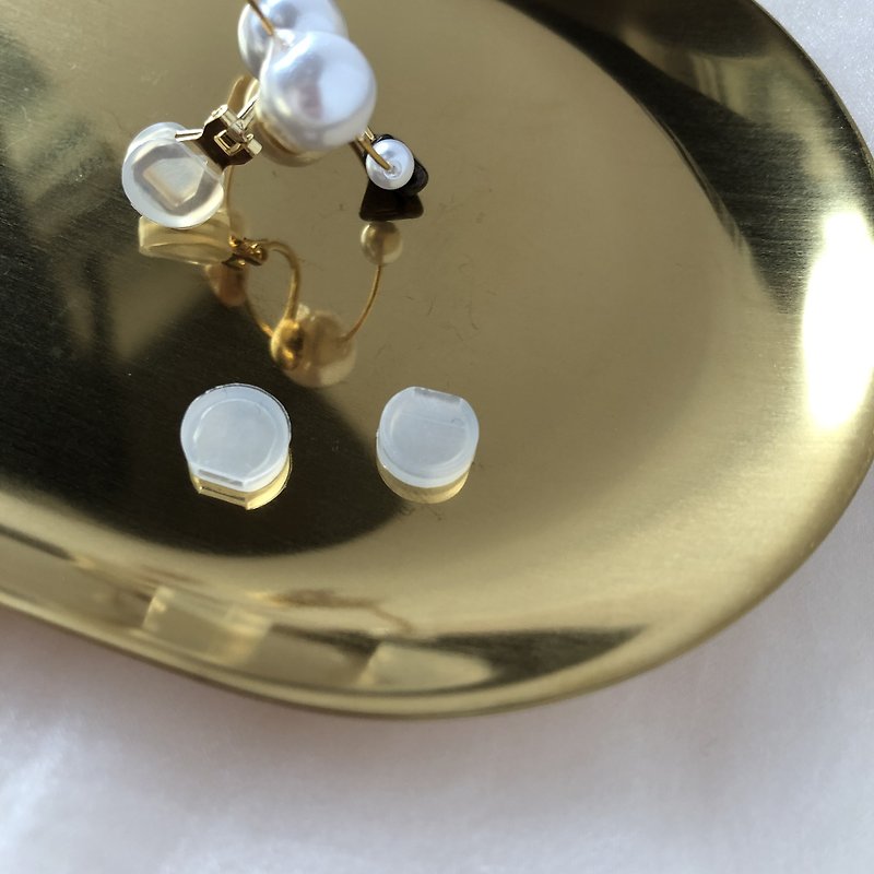 earring pads 3 - 耳環/耳夾 - 矽膠 透明