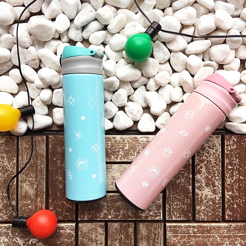 Combination Limited FiFi Thermos 480ml-Blue / Pink - Pitchers - Other Materials 