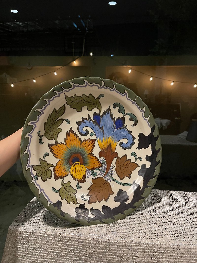 ゴーダ オランダの大皿 1950年代 - 花瓶・植木鉢 - 陶器 多色