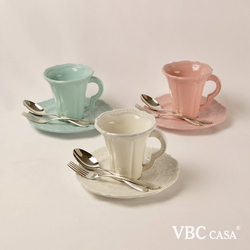 VBC Casa 【義大利 VBC casa】蕾絲單人午茶組